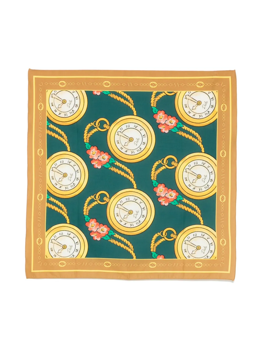 Drôle De Monsieur - watch-print scarf - men