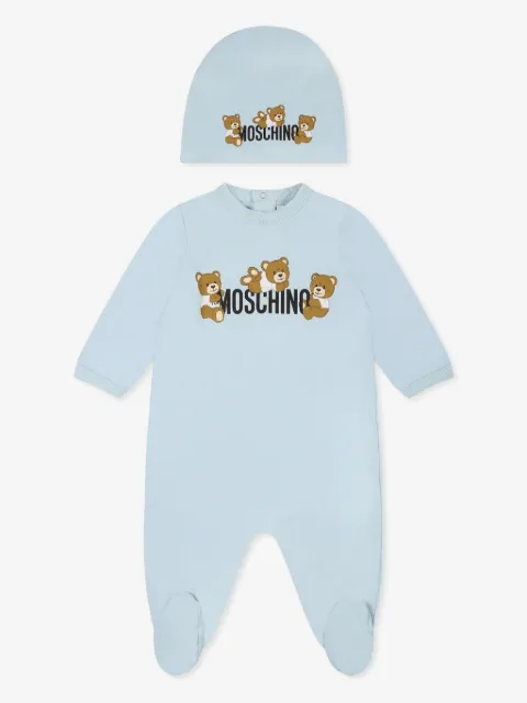 Moschino Kids body con motivo de oso