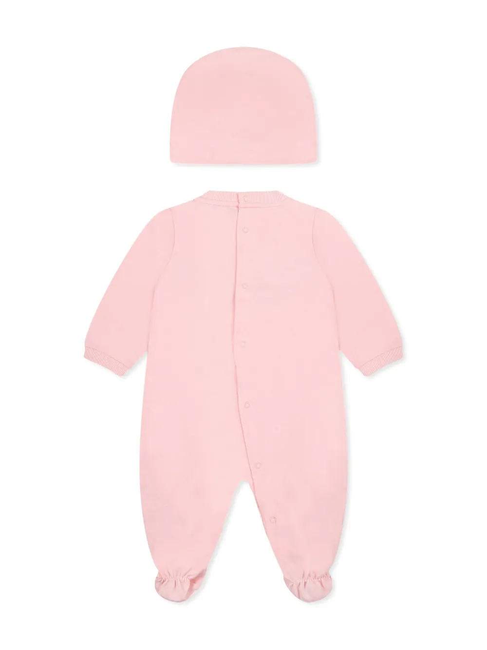 Moschino Kids Romper met beerprint - Roze