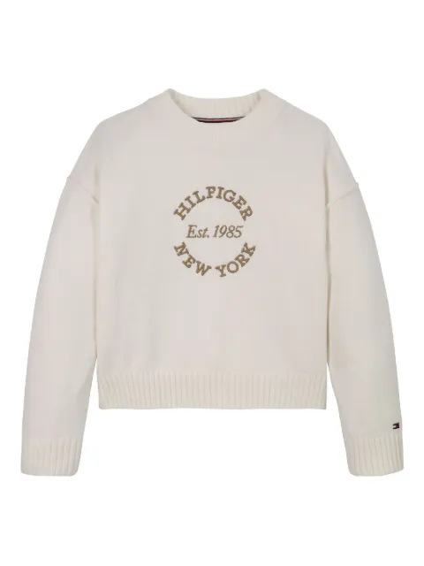 Tommy Hilfiger Junior Suéter com logo bordado