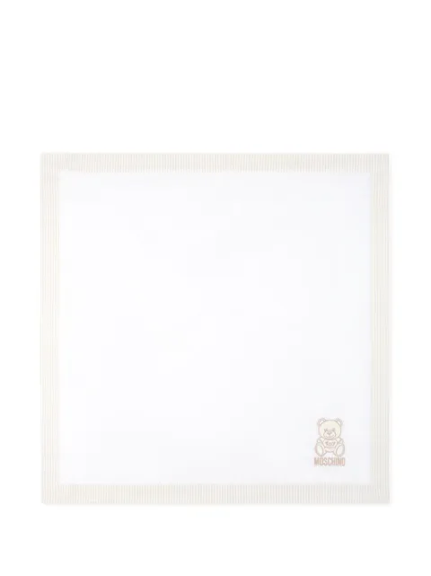 Moschino Kids Decke mit Bärenmotiv