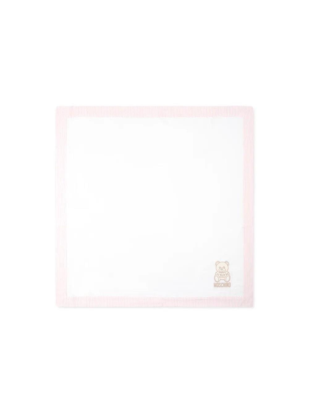 Moschino Bear-motif Blanket In White