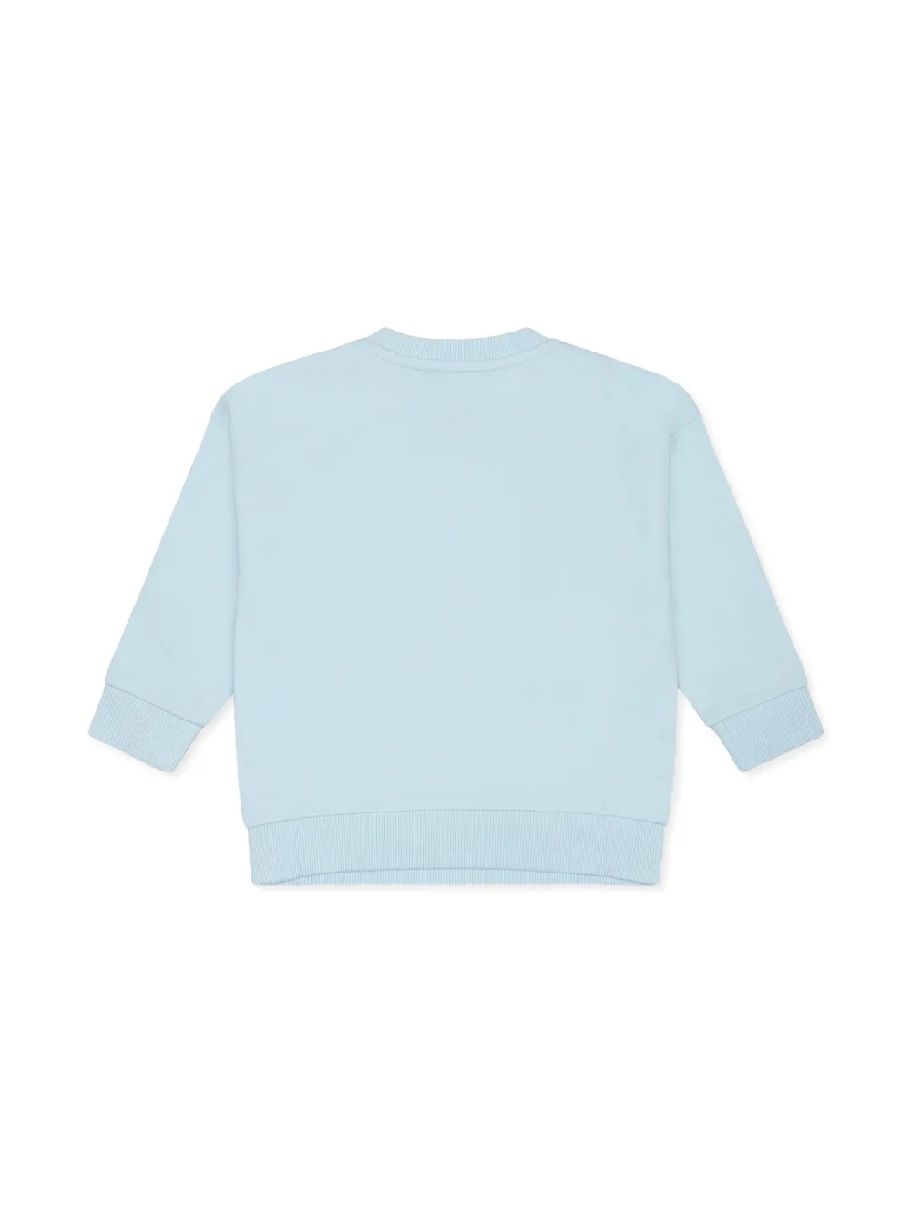 Moschino Kids Sweater met logoprint - Blauw