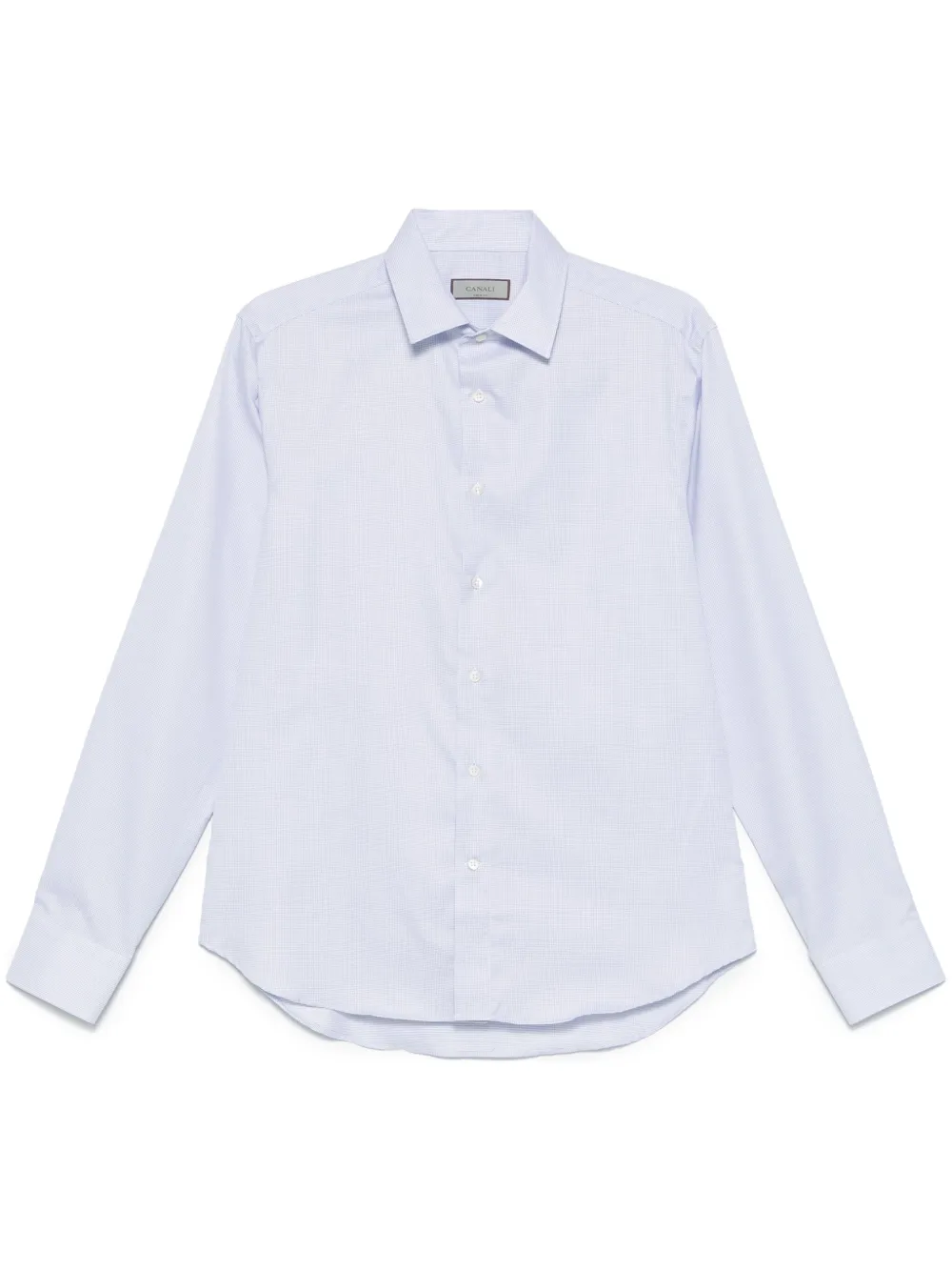 Canali Hemd mit Mikro-Karomuster | Blau | Image 1