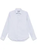 Canali micro check shirt - Blue
