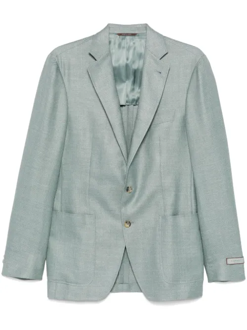 Blazer à simple boutonnage - Canali - Modalova