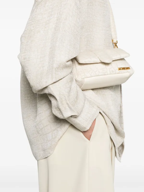 JACQUEMUS ベージュ クロップドシャツ 長袖 Jacquemus The Atelier Shirt | Neutrals | FARFETCH