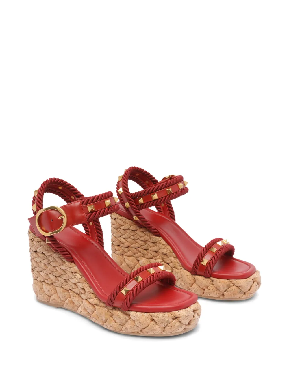 Valentino Garavani Rockstud espadrilles - Rood