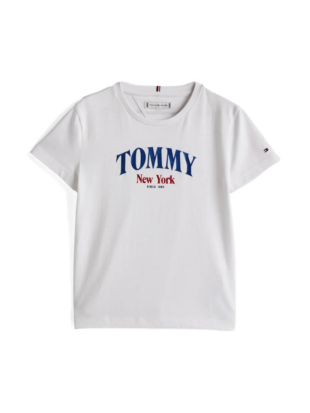 Tommy Hilfiger Junior logo-print t-shirt - Wit