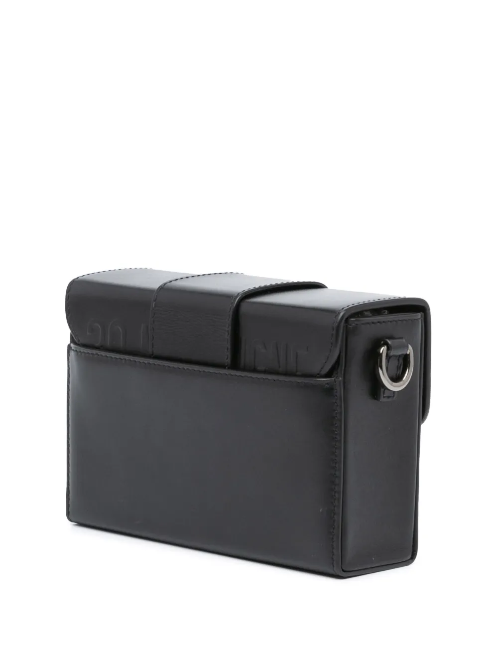 Christian Dior Pre-Owned 2021 Micro Smooth kalfsleren 30 Montaigne Flap crossbodytas - Zwart
