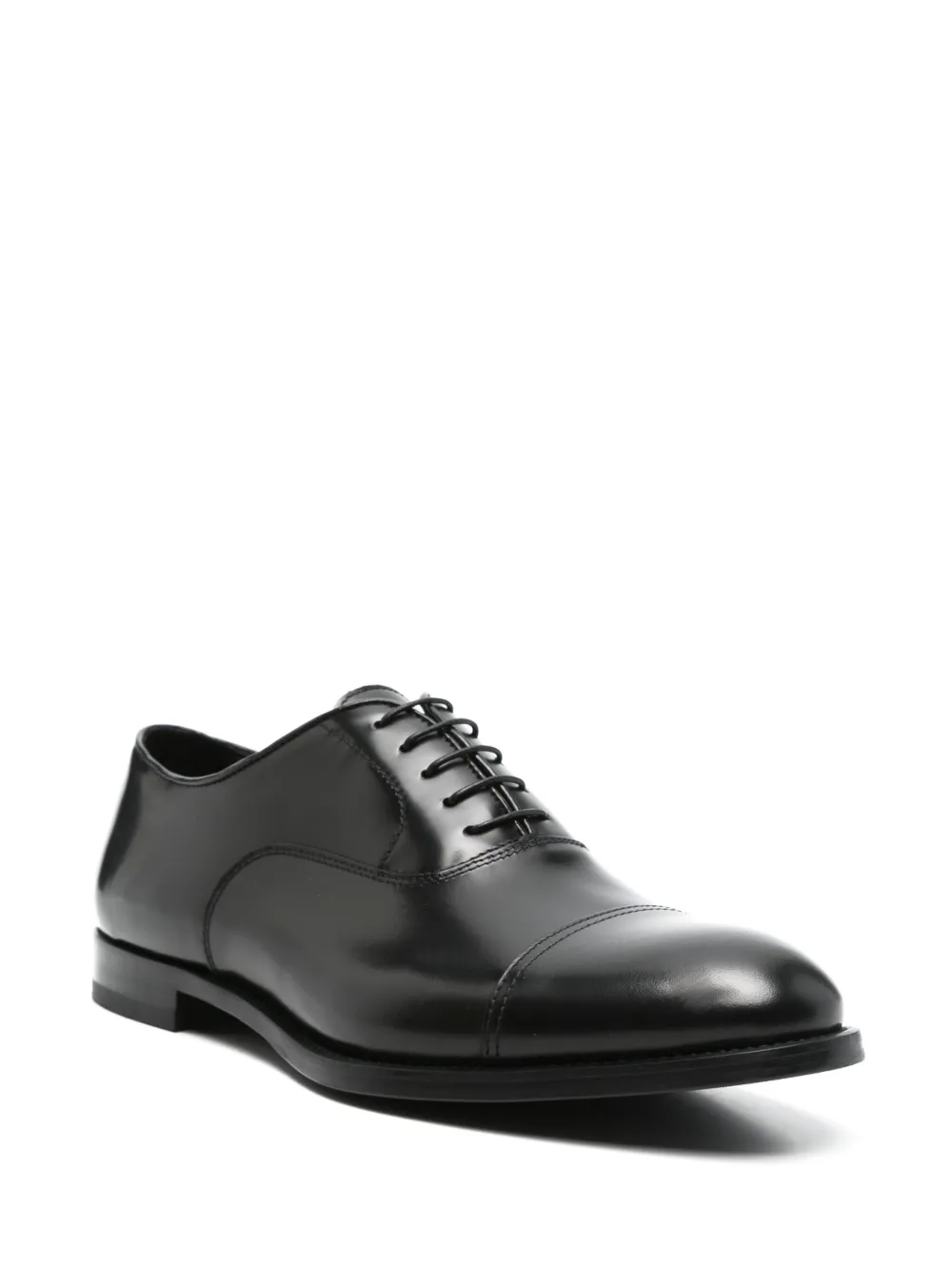 Doucal's Leren Oxford schoenen - Zwart