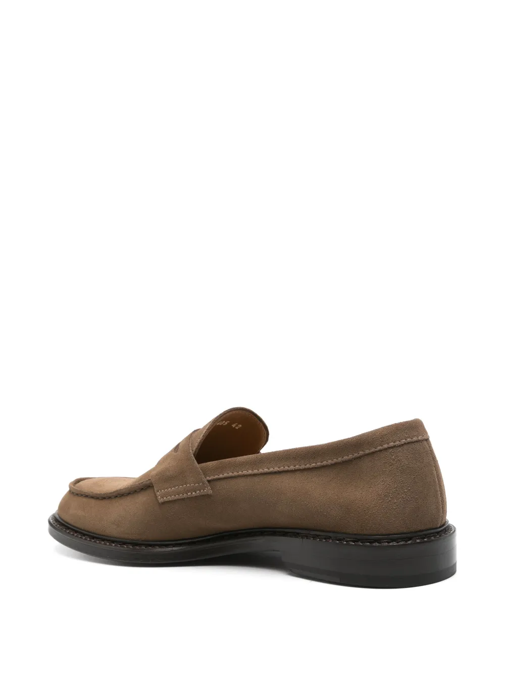 Doucal's suede loafers Brown