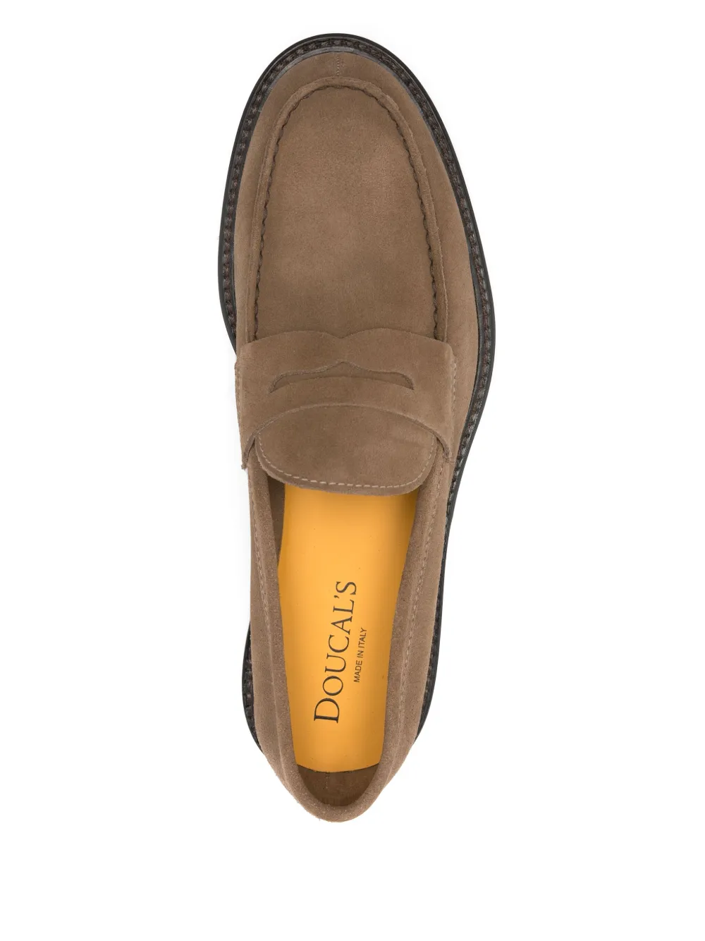 Doucal's suede loafers Brown