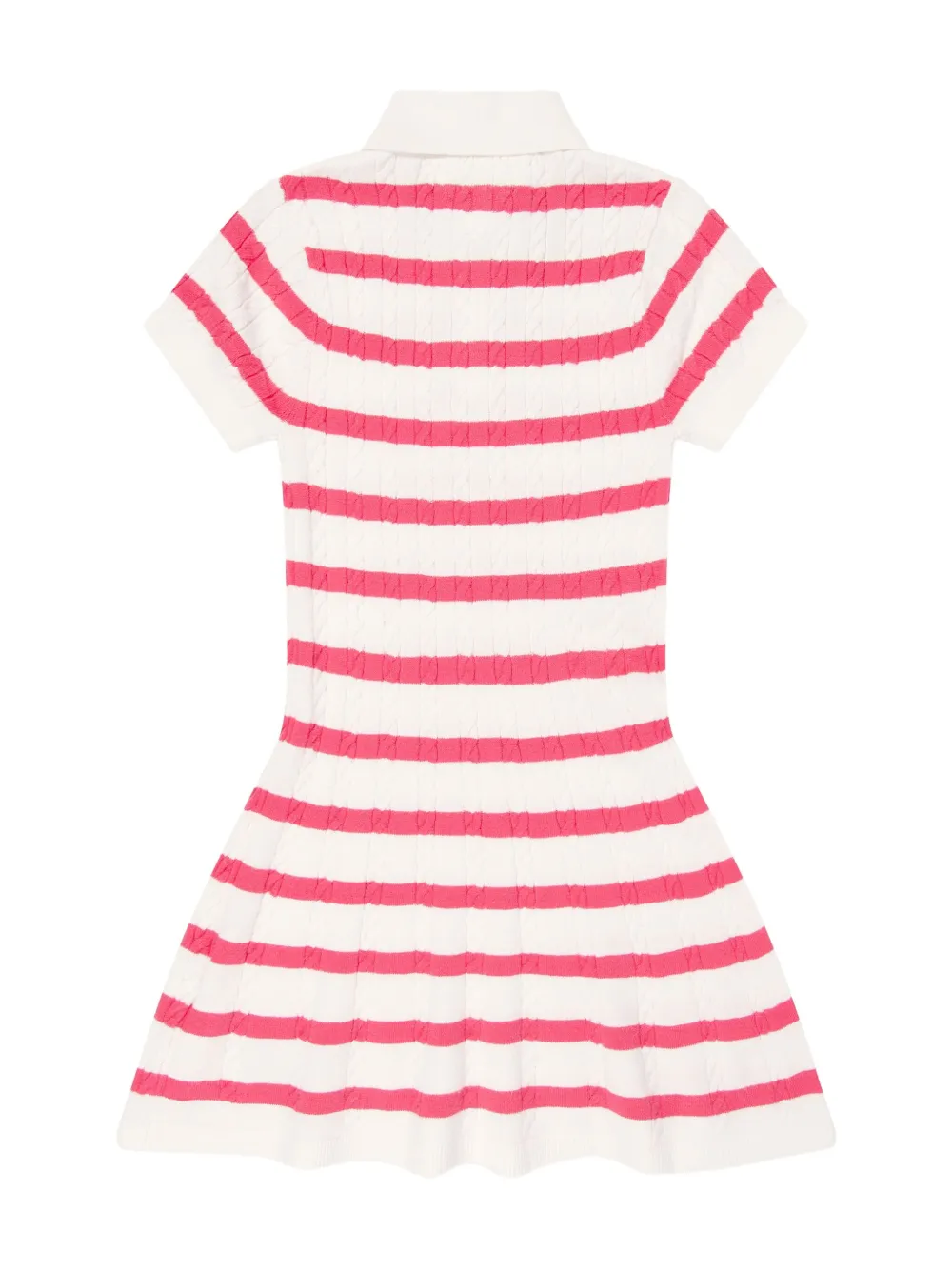Tommy Hilfiger Junior cable-knit polo dress | Girls Casual Dresses | Image 2