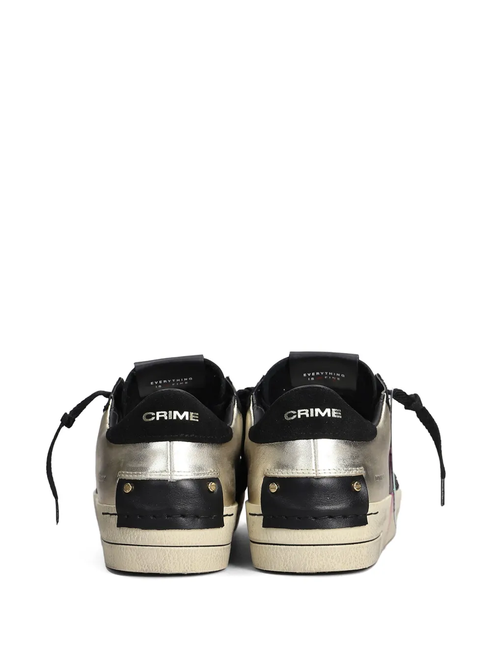 Crime London Sk8 sneakers Zwart