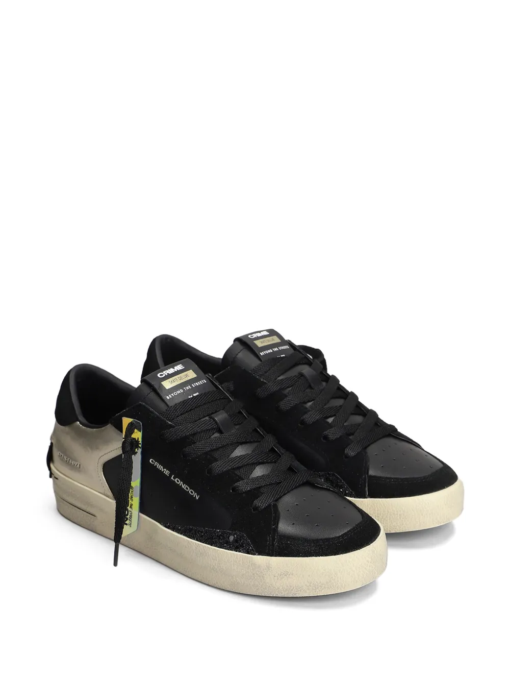 Crime London Sk8 sneakers Zwart