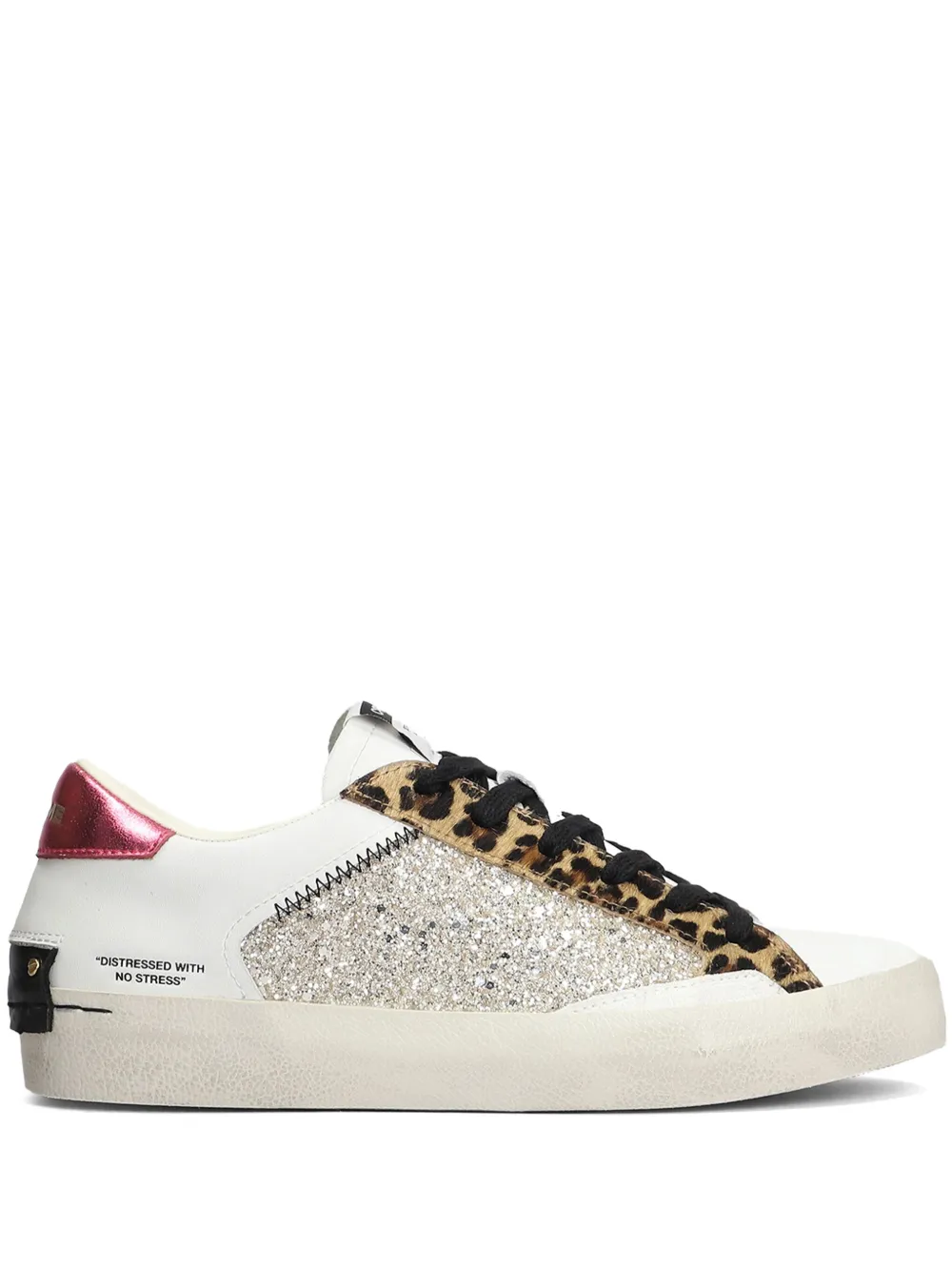 distressed sneakers