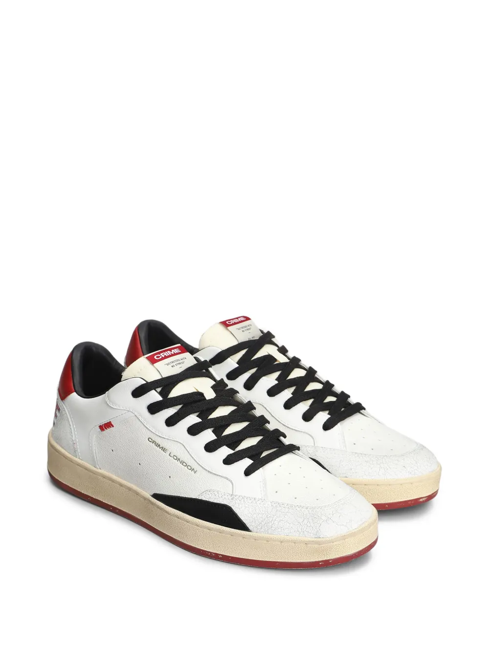 Crime London Chelsea low-top sneakers Wit