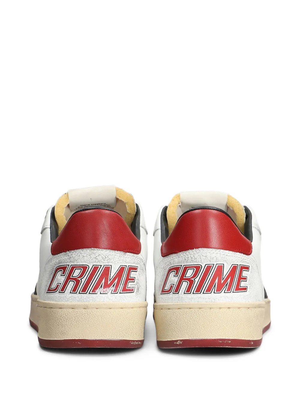 Crime London Chelsea low-top sneakers Wit