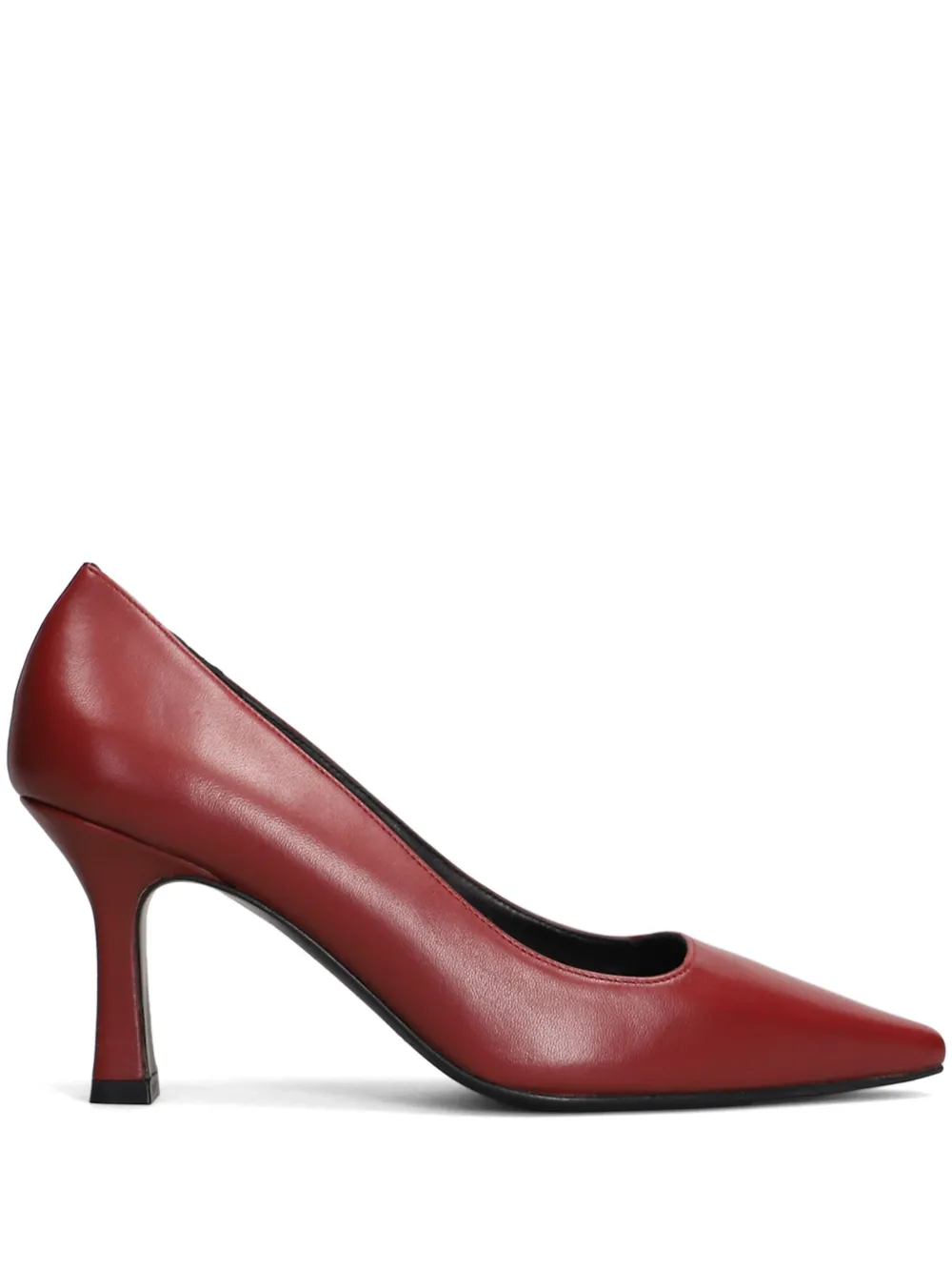 80mm leather pumps