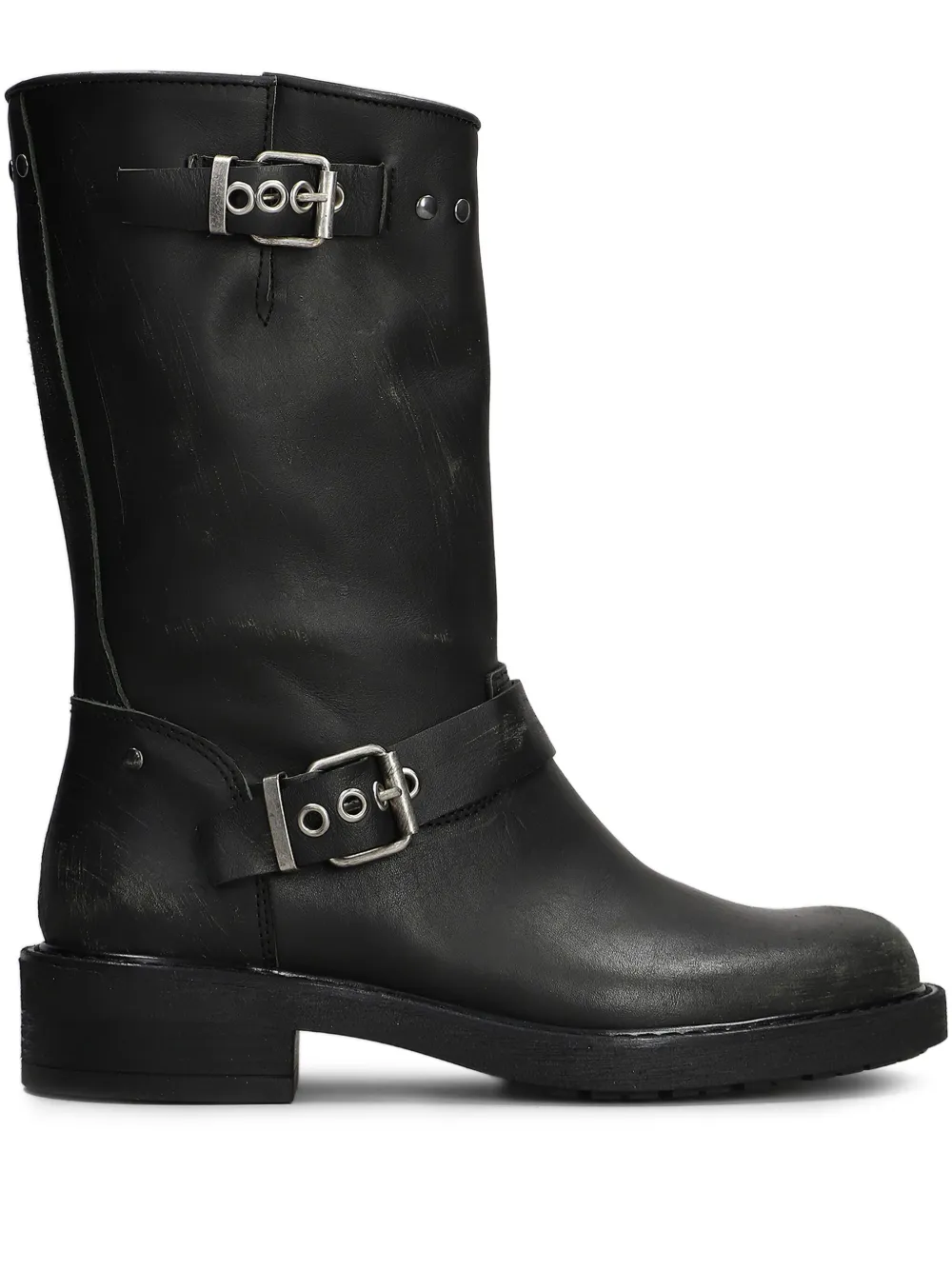 METISSE LEATHER COMBAT BOOTS