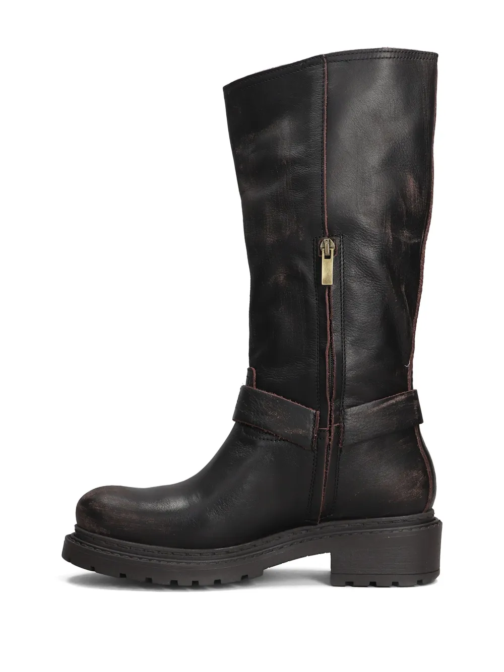 Metisse 55mm leather boots Brown