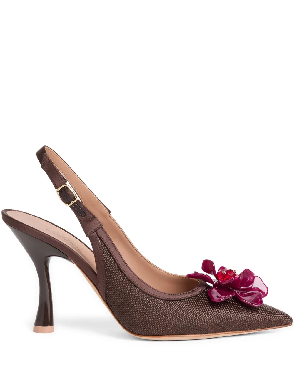 Malone Souliers 90mm Chrissy pumps Brown