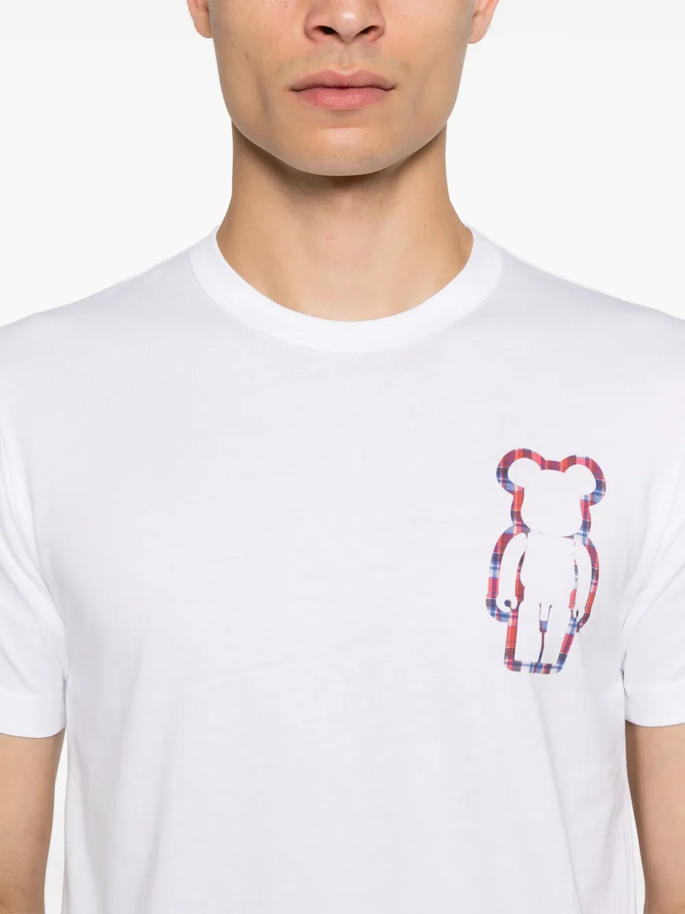 Comme Des Garçons Shirt x BE@RBRICK katoenen T-shirt Wit