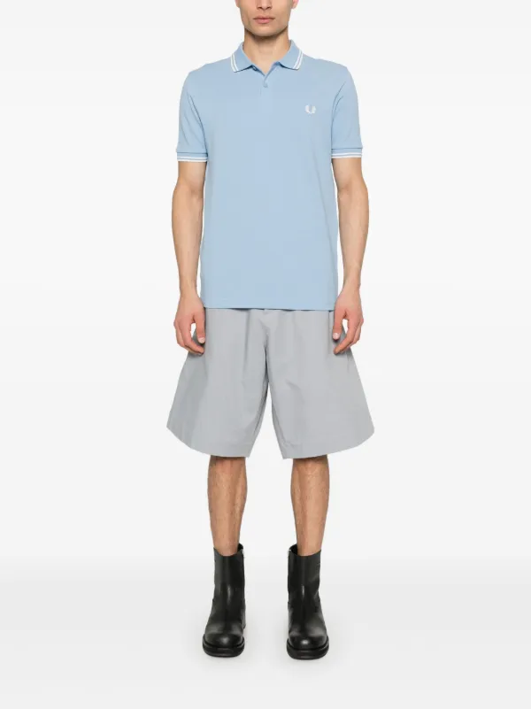 COMME des GARCONS×FRED PERRY ポロシャツ Comme Des Garçons Shirt x Fred Perry ポロシャツ | ブルー