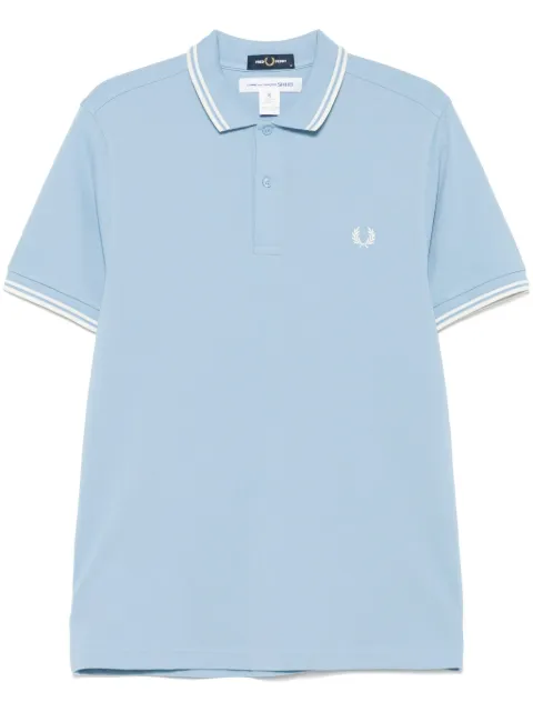 Comme Des Garçons Shirt playera tipo polo con ribete de rayas de COMME DES GARÇONS SHIRT x Fred Perry