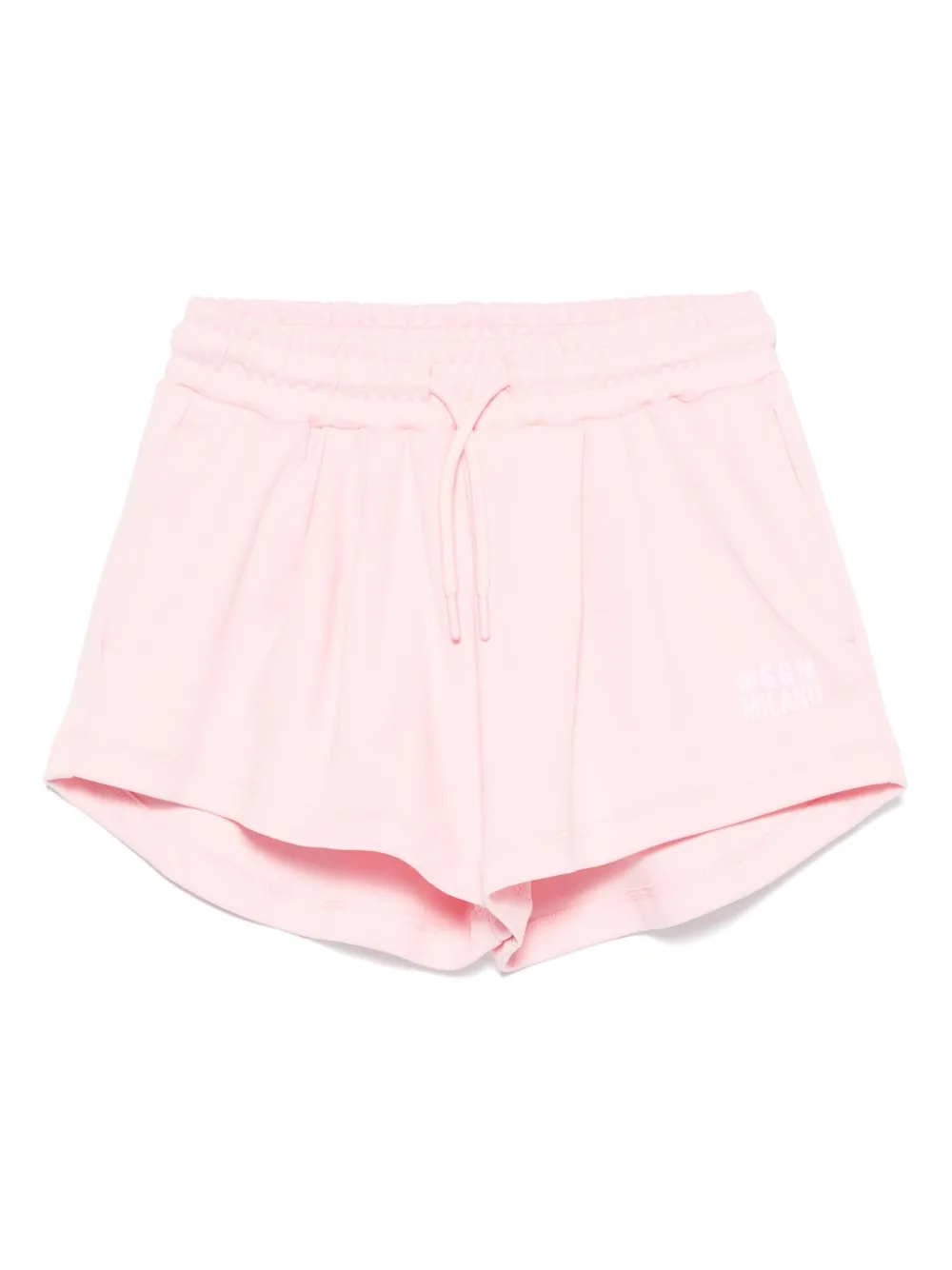 MSGM Kids Shorts met logoprint Roze