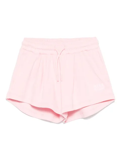 MSGM Kids logo-print shorts