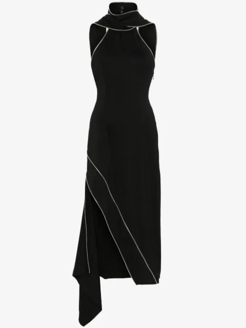 Monse decorative-zip midi dress