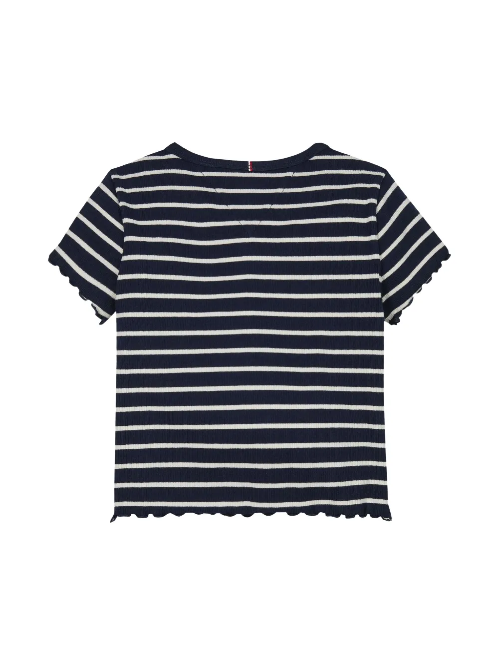 Tommy Hilfiger Junior striped slim t-shirt - Blauw