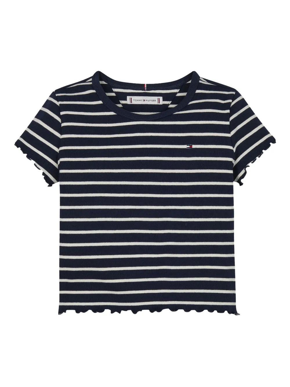 Tommy Hilfiger Junior striped slim t-shirt | Blue | Image 1