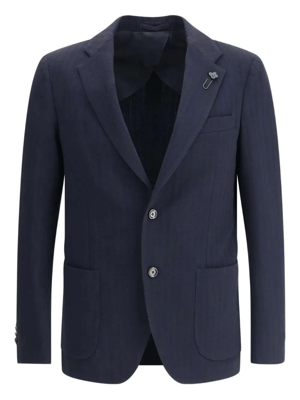 Lardini Blazer verfraaid met bloemen Blauw