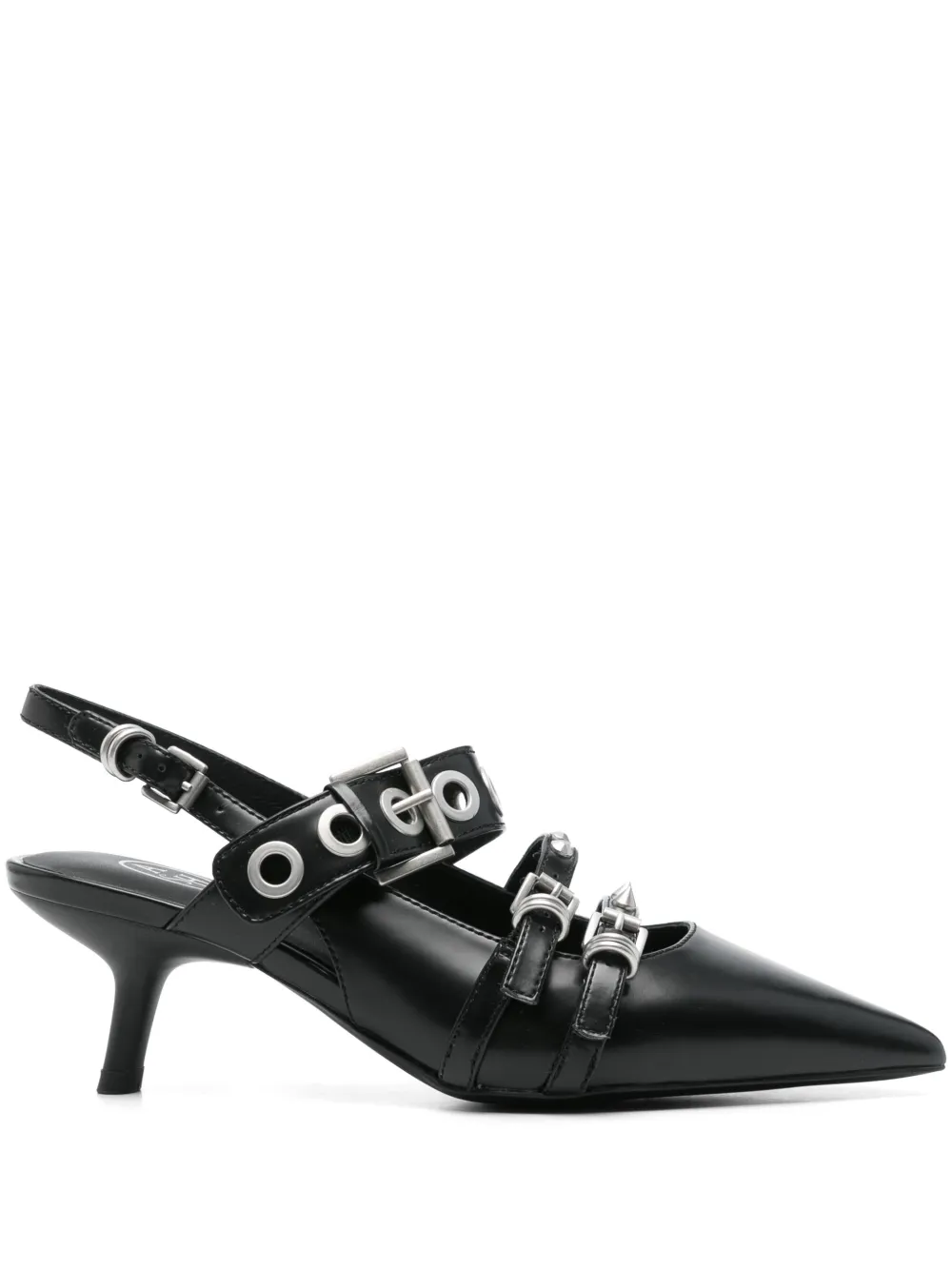 Ash 50mm Babel pumps Black