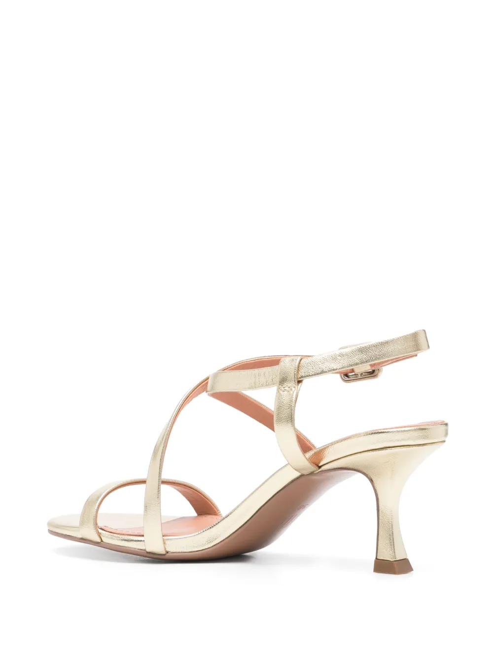 Bibi Lou 65mm leather sandals Gold