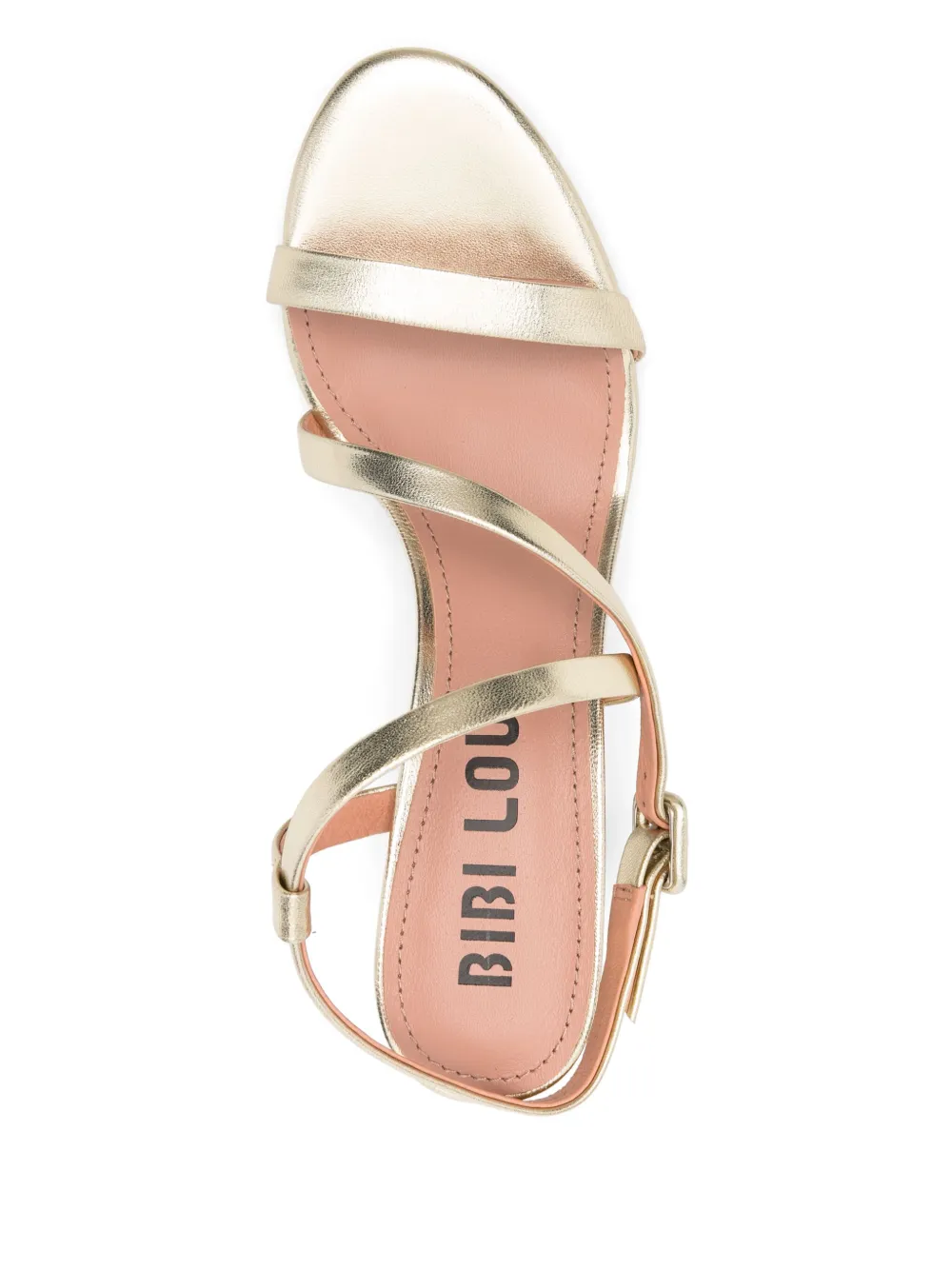 Bibi Lou 65mm leather sandals Gold