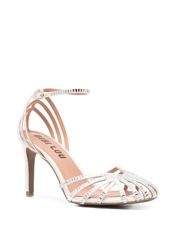 Bibi Lou 85mm Serabi Pumps | White | FARFETCH