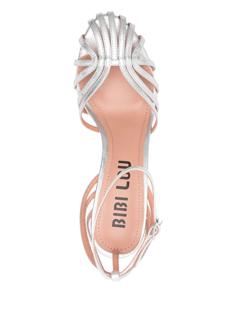 Bibi Lou 85mm leather sandals Silver