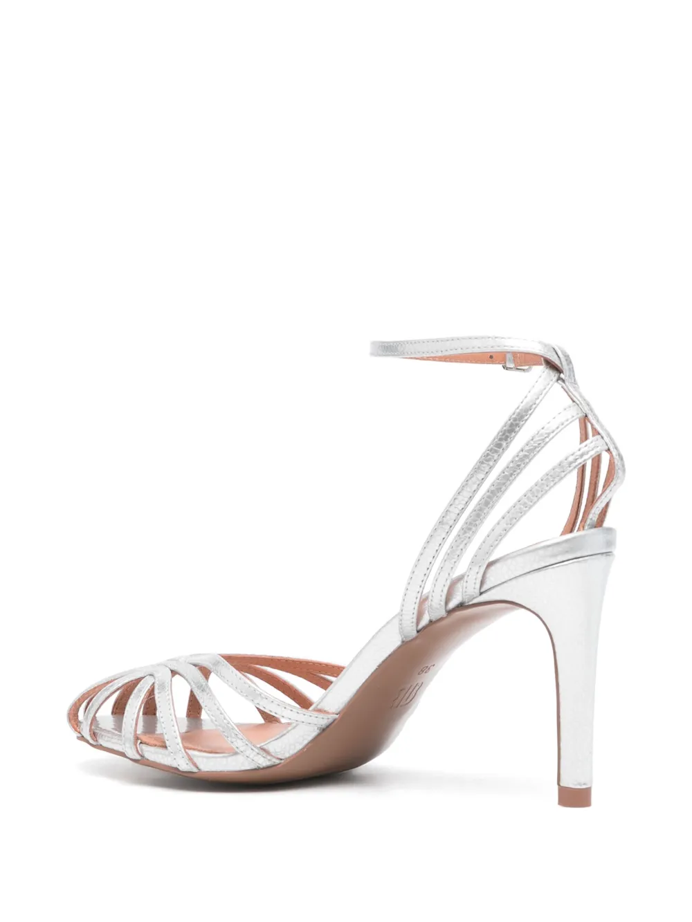 Bibi Lou 85mm leather sandals Silver