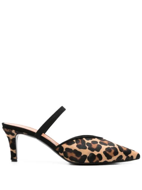 Via Roma 15 zapatillas con motivo animal y tacón de 65mm