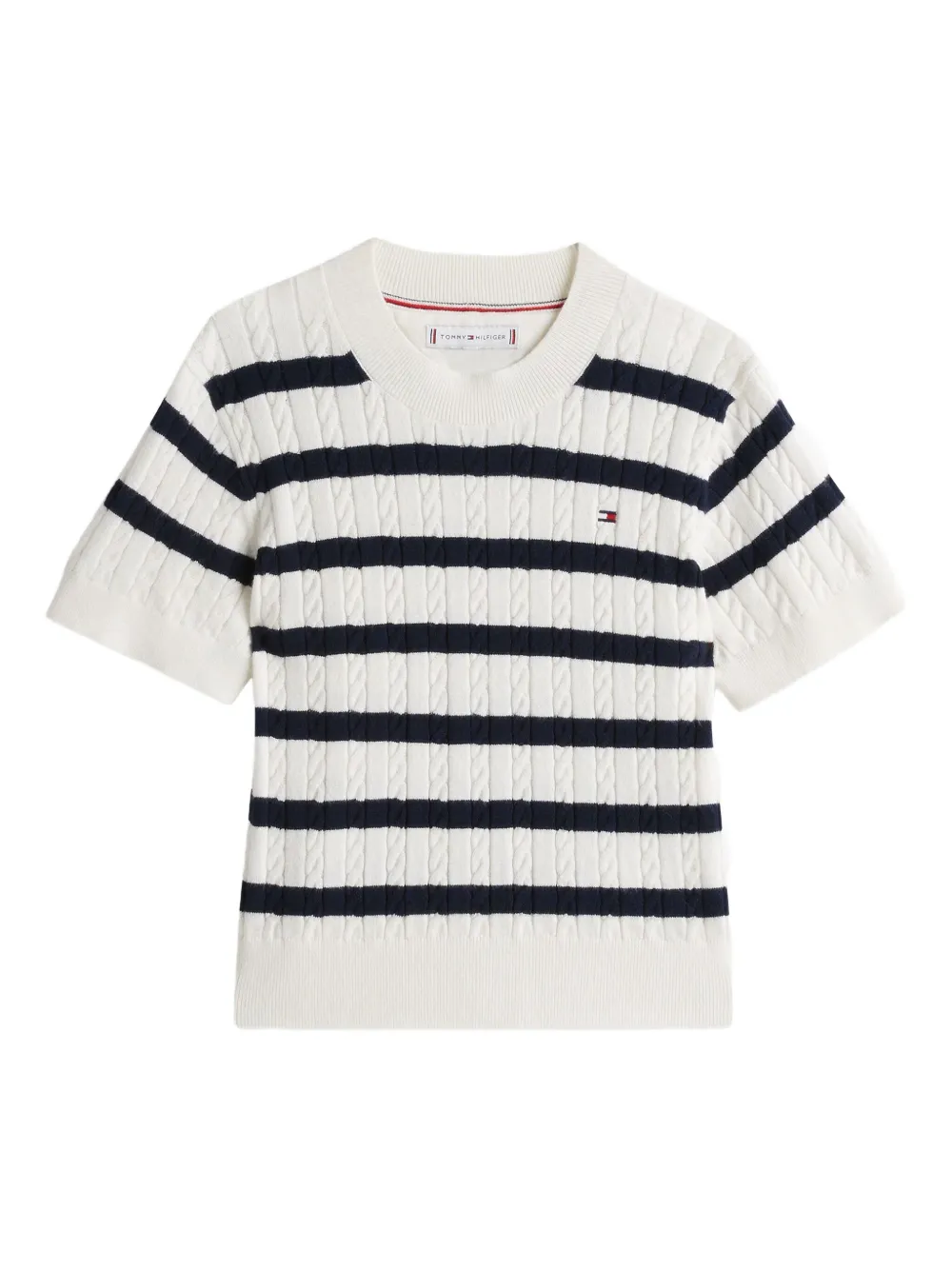 Tommy Hilfiger Junior cable-knit jumper | White | Image 1