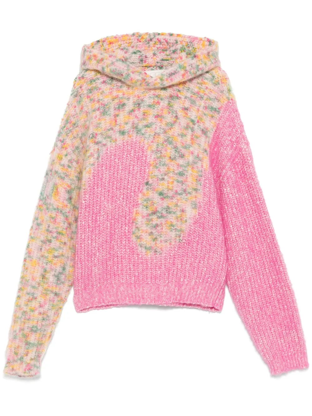 knitted hoodie