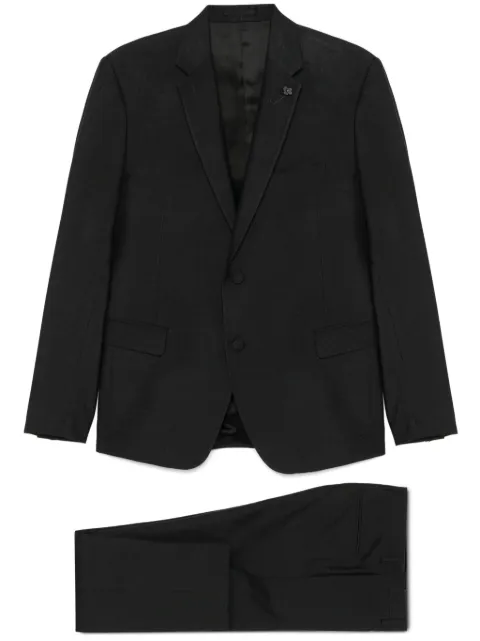 Lardini brooch-detail suit