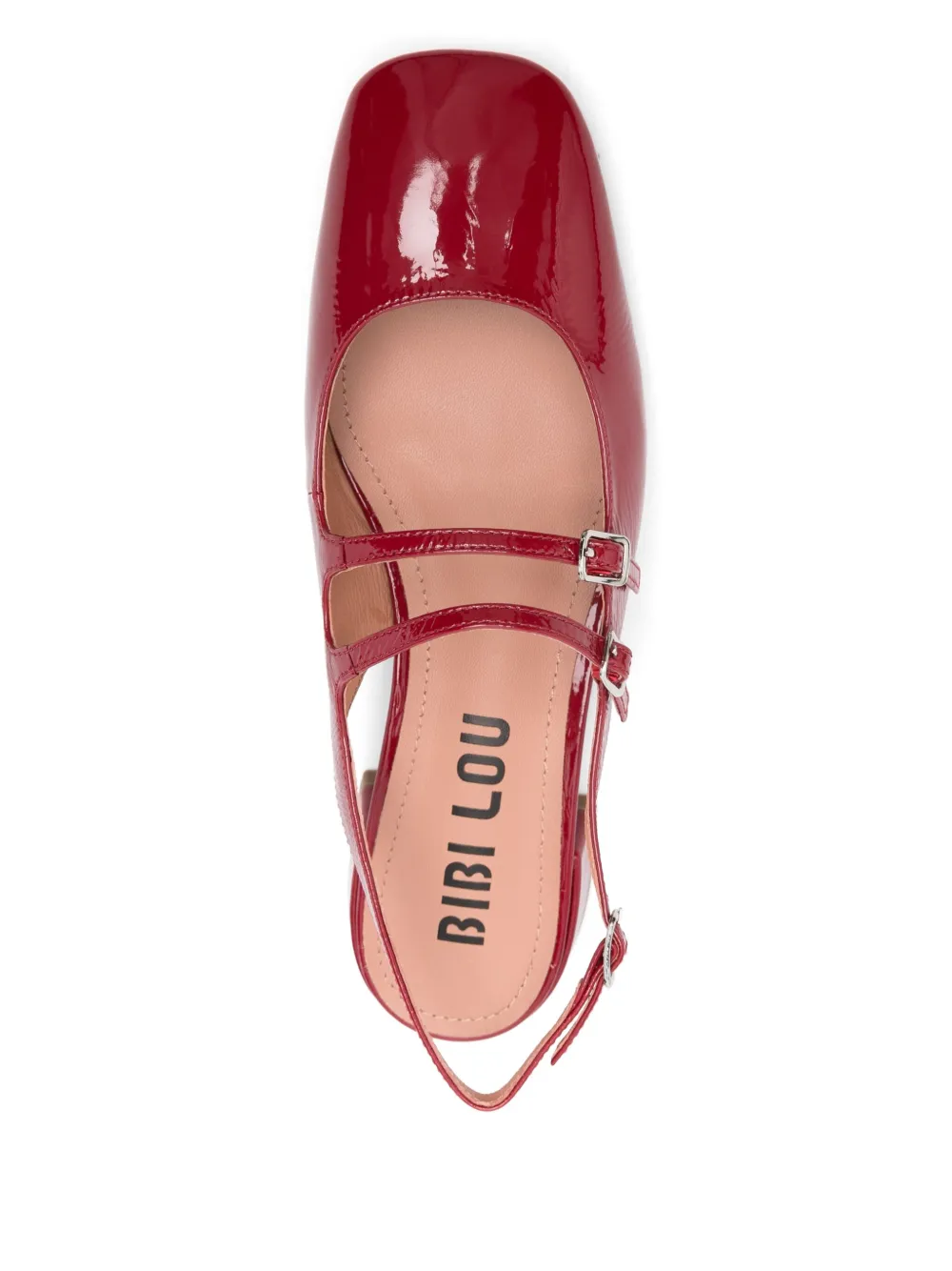 Bibi Lou 25mm Hina slingback pumps Red