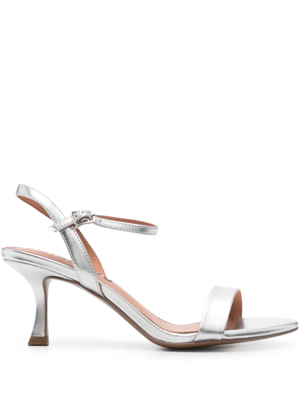 Bibi Lou 65mm Lotus sandals Silver