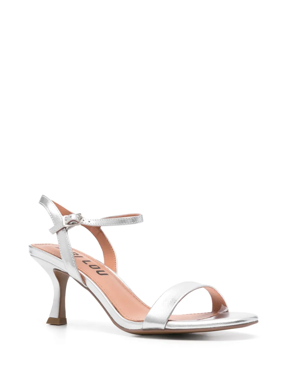 Bibi Lou 65mm Lotus sandals Silver