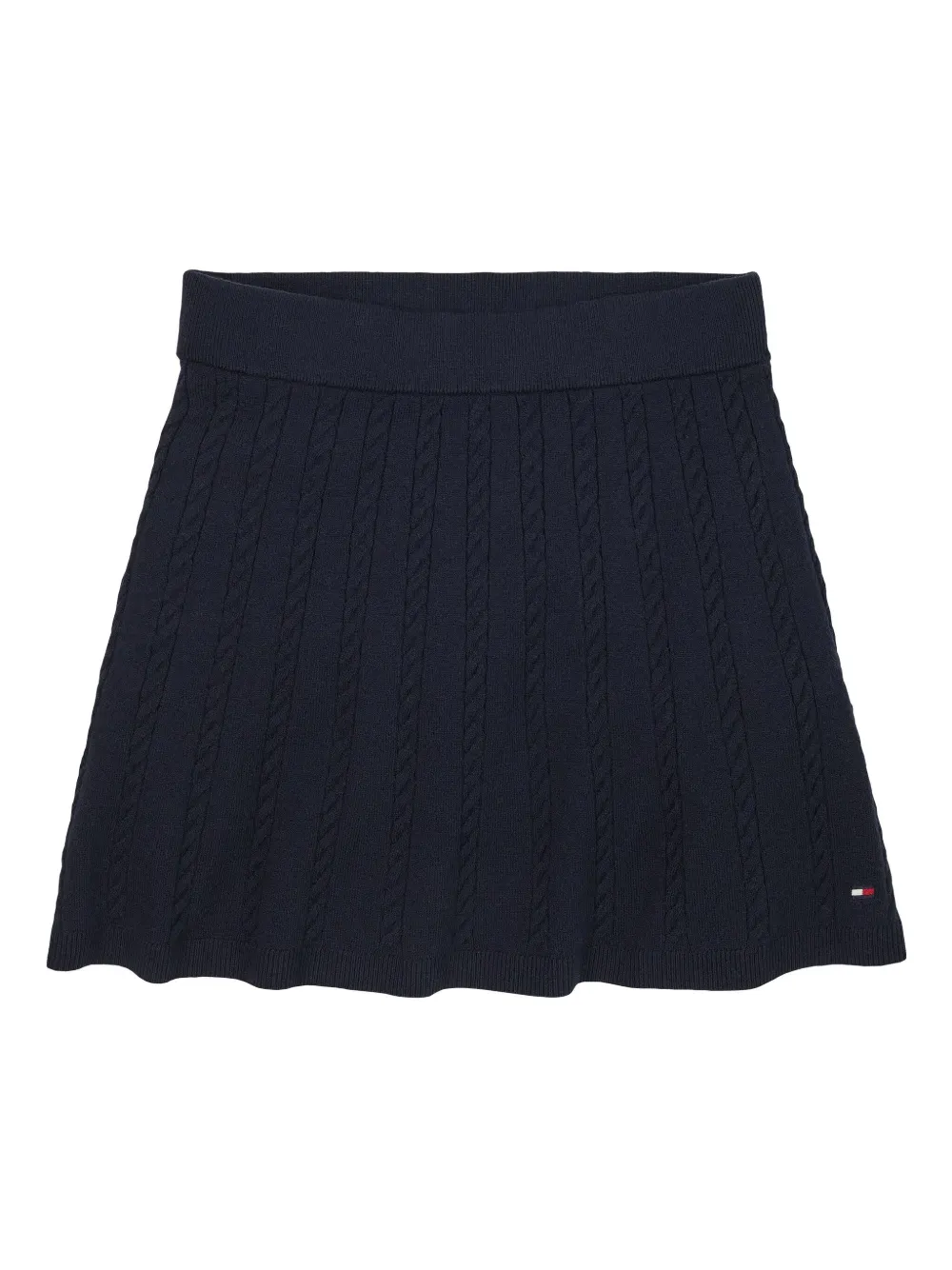 Tommy Hilfiger Junior Kabelgebreide rok Blauw